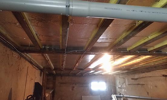 Isolation des planchers bas